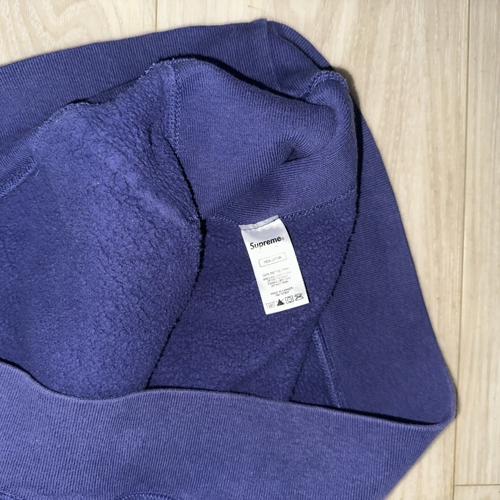 Supreme Kaws Chalk‎ Box Logo Washed Navy Size Medium Streetwear Hype Skater - Picture 10 of 11